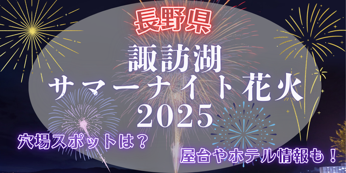 諏訪湖サマーナイト花火2025